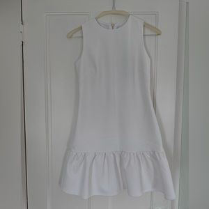 Sail to Sable white drop waisted dress